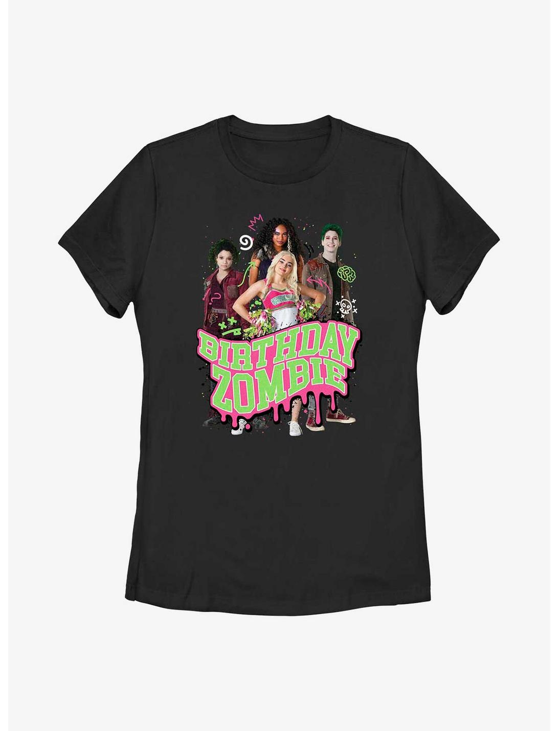 Disney Zombies Birthday Group Womens T-Shirt, BLACK, hi-res