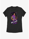 Disney Zombies Willa Wolf Womens T-Shirt, BLACK, hi-res