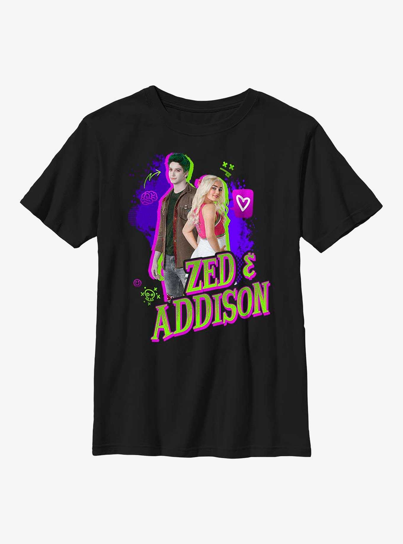 Disney Zombies Zed And Addison Youth T-Shirt, , hi-res