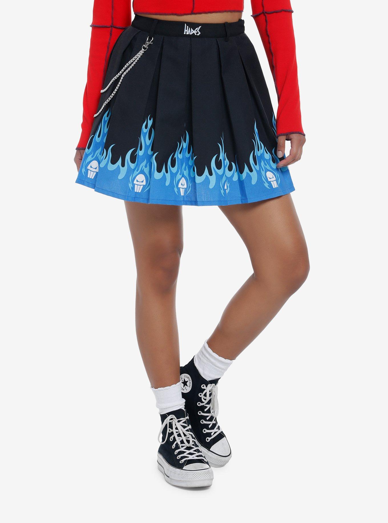 Disney Hercules Hades Pleated Skirt, MULTI, hi-res