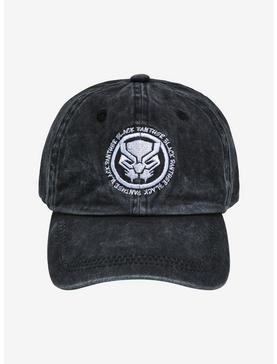 Marvel Black Panther Logo Distressed Cap - BoxLunch Exclusive, , hi-res