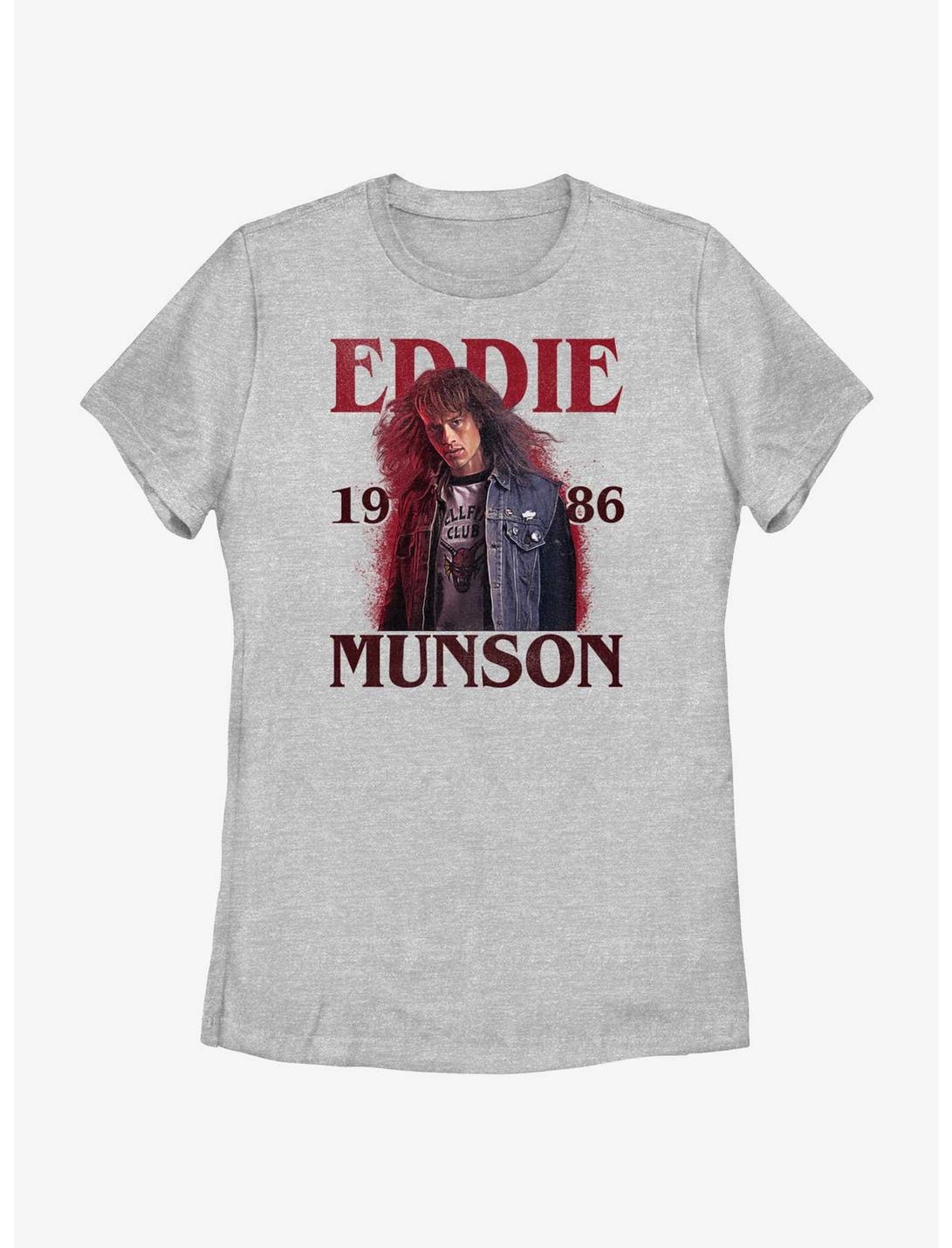 Stranger Things 1986 Eddie Munson Womens T-Shirt, ATH HTR, hi-res