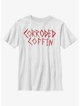 Stranger Things Corroded Coffin Youth T-Shirt, WHITE, hi-res
