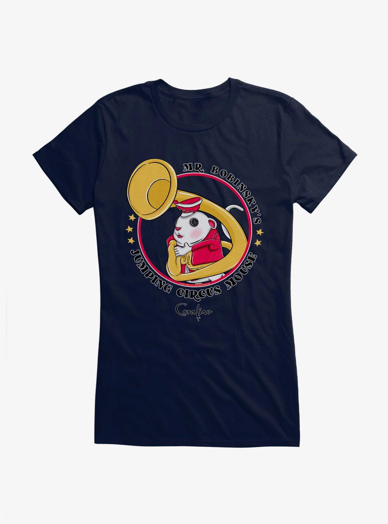 Coraline Jumping Circus Mouse Girls T-Shirt, , hi-res