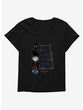 Coraline Disobey Mother Girls T-Shirt Plus Size, , hi-res