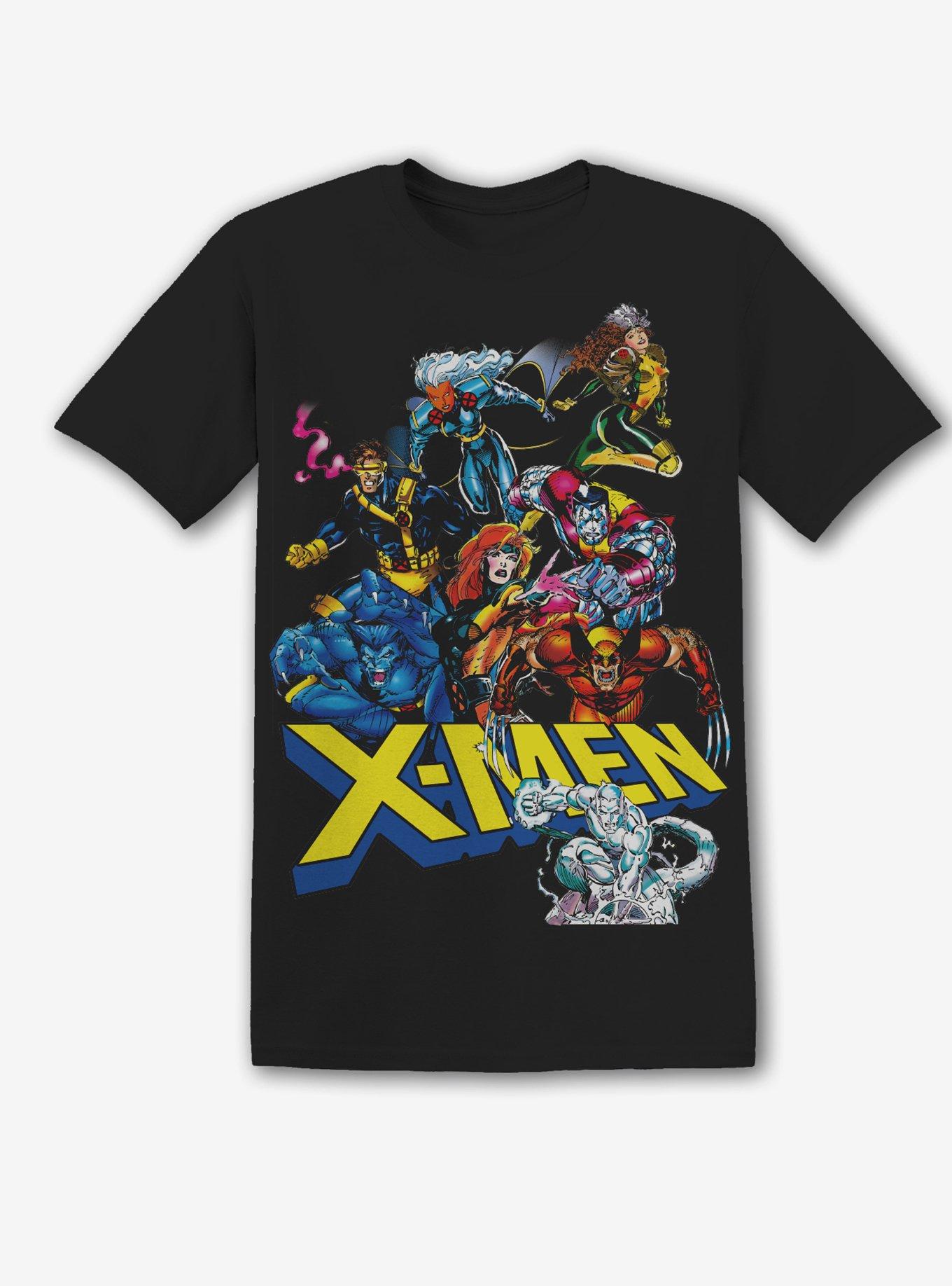 Marvel X-Men Retro Characters Boyfriend Fit Girls T-Shirt