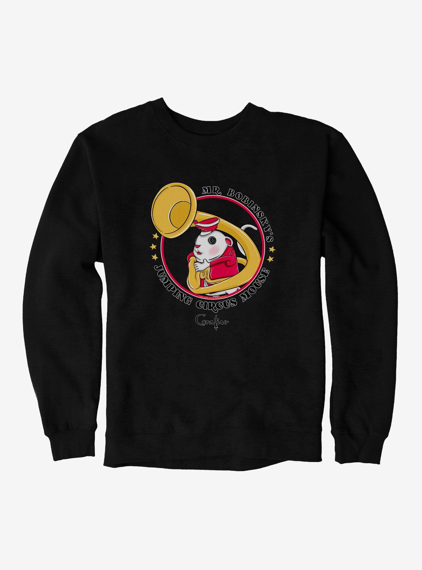 Coraline Jumping Circus Mouse Sweatshirt, , hi-res