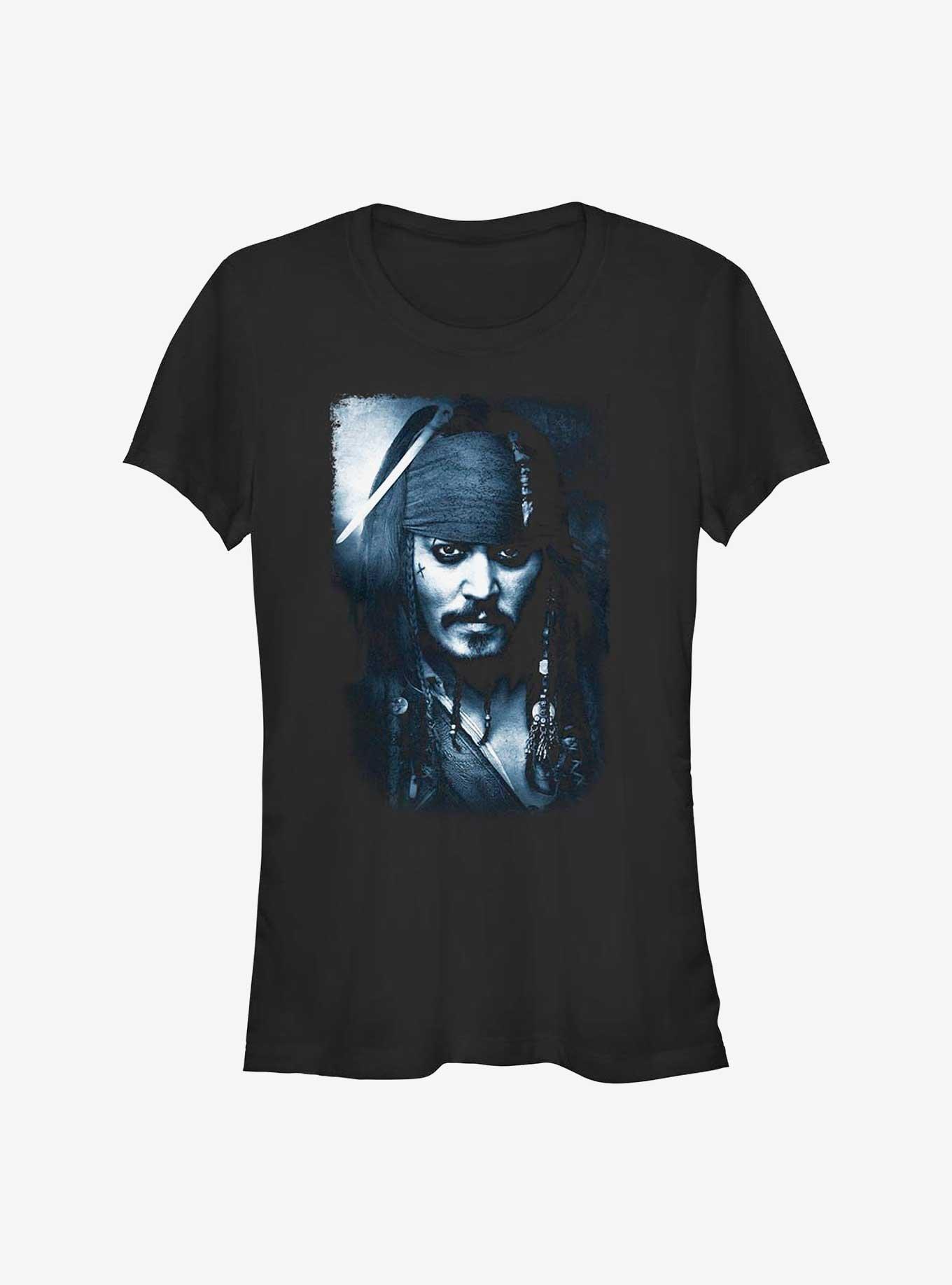 Disney Pirates of the Caribbean Captain Jack Girls T-Shirt, BLACK, hi-res