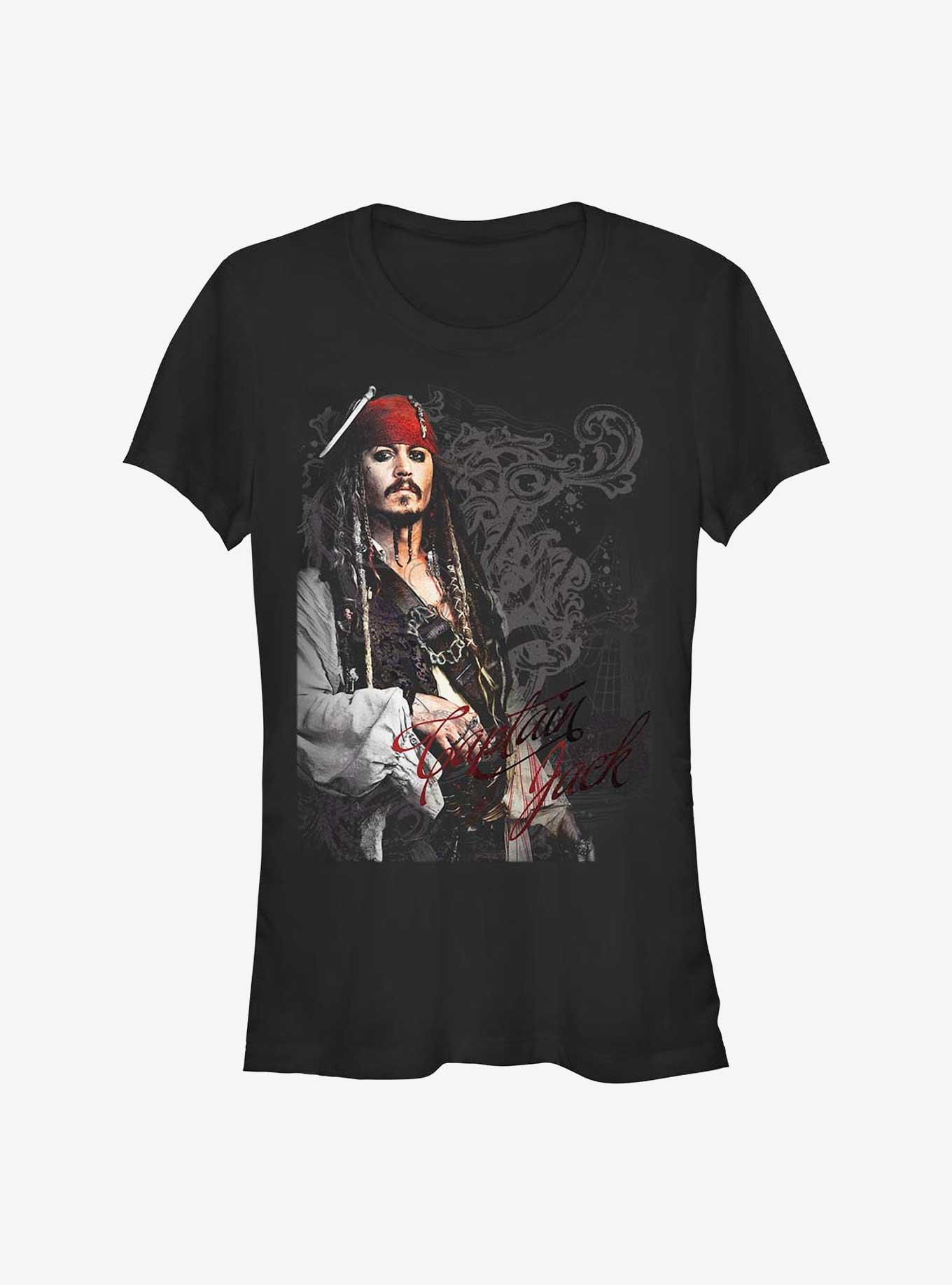 Disney Pirates of the Caribbean Captain Jack Girls T-Shirt, , hi-res