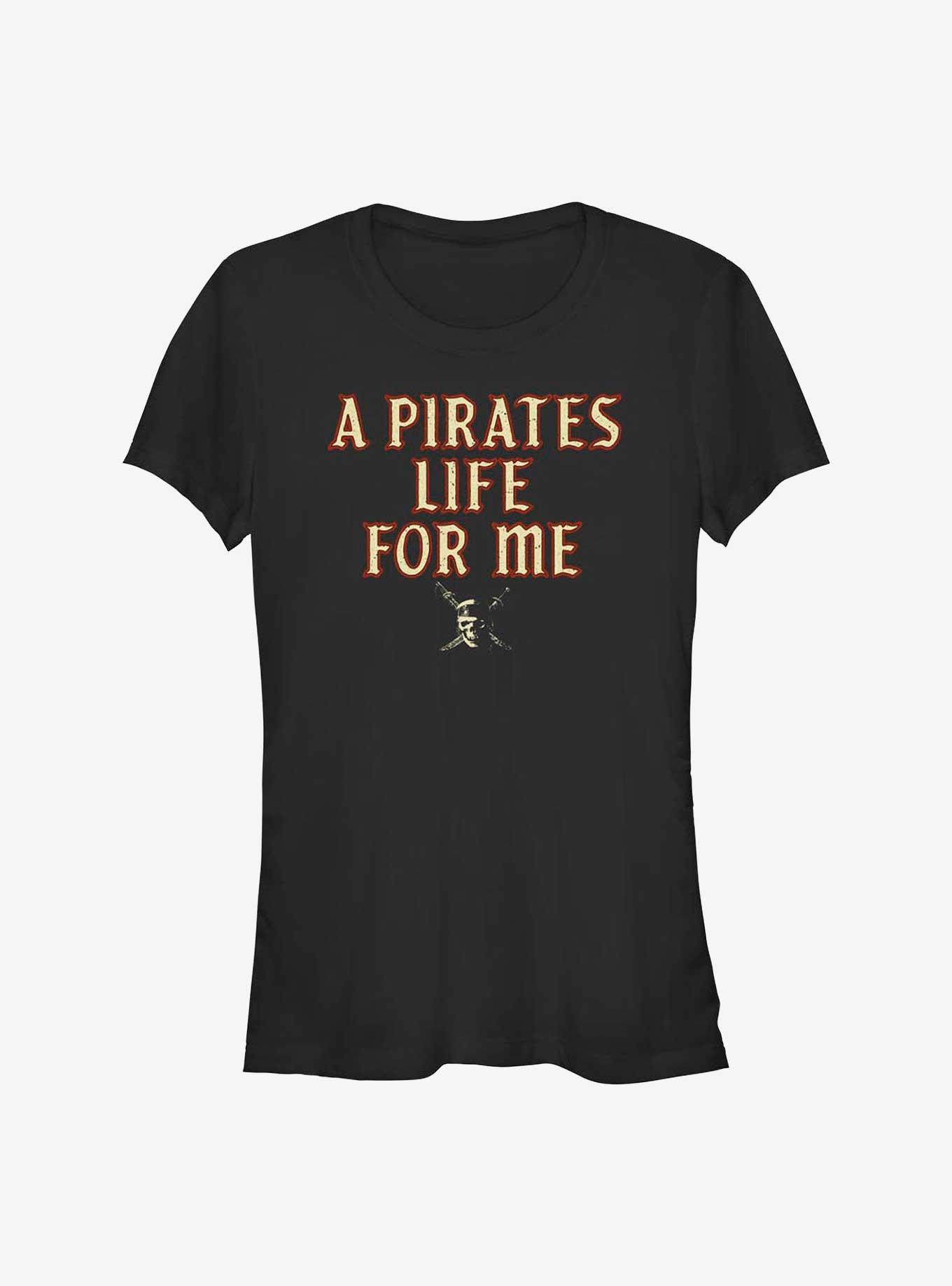 Disney Pirates of the Caribbean A Pirate's Life For Me Girls T-Shirt, BLACK, hi-res