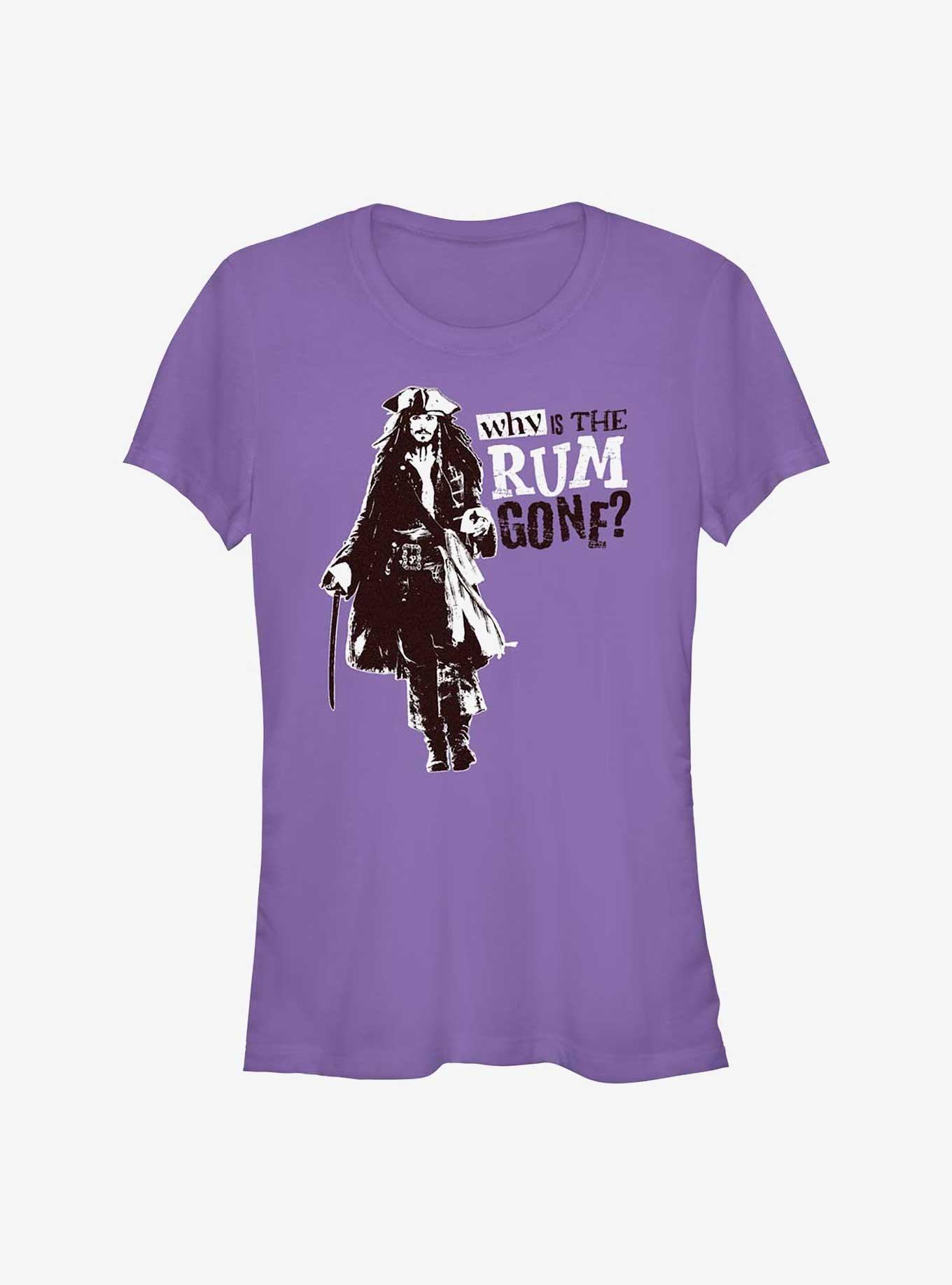 Disney Pirates of the Caribbean Why Is The Rum Gone Girls T-Shirt, PURPLE, hi-res