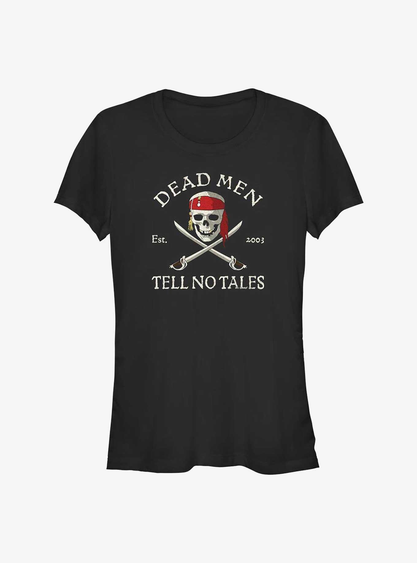 Disney Pirates of the Caribbean Dead Men Tell No Tales Girls T-Shirt, BLACK, hi-res