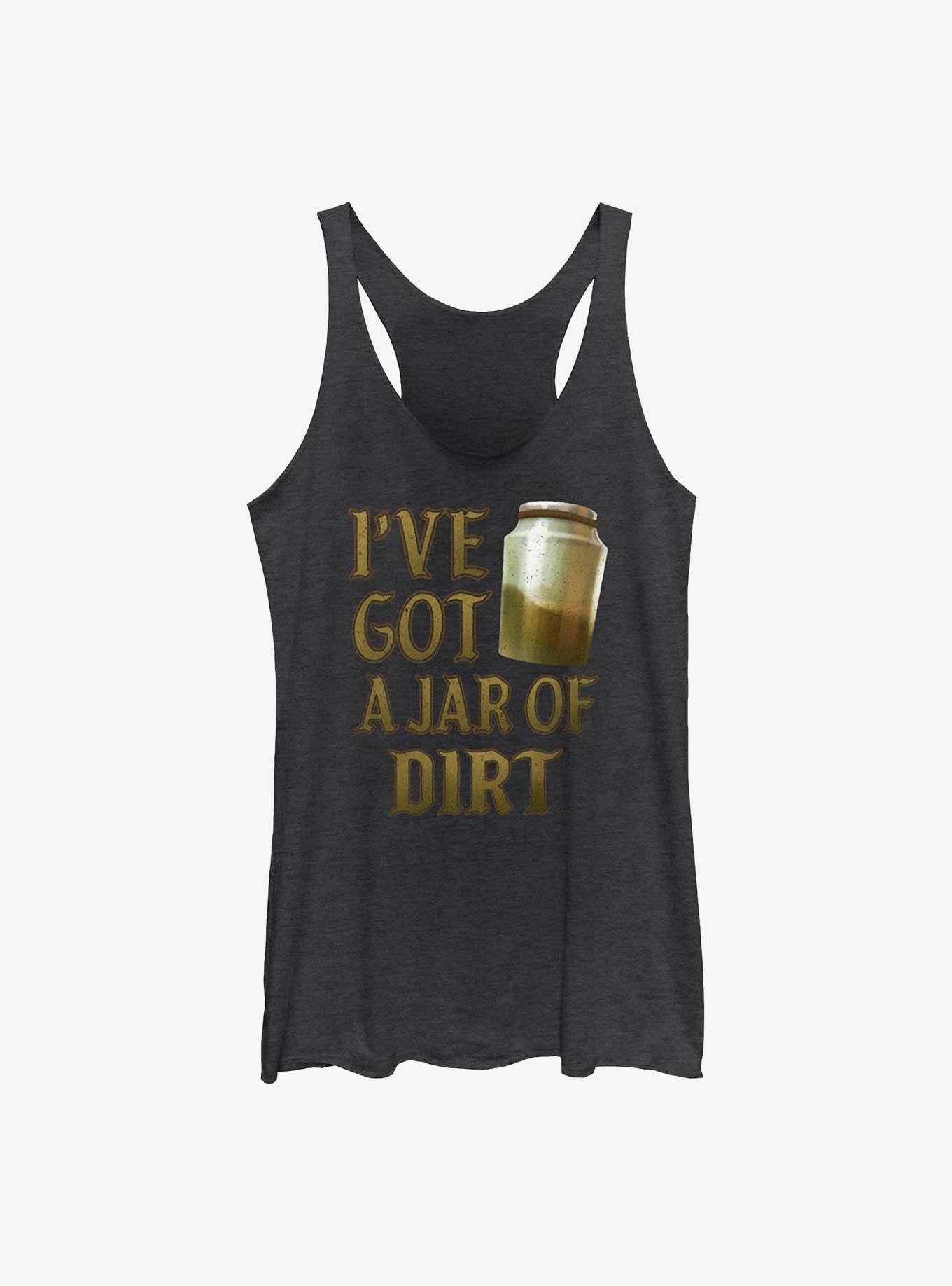 Disney Pirates of the Caribbean Jar of Dirt Girls Tank, BLK HTR, hi-res