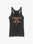 Disney Pirates of the Caribbean A Pirate's Life For Me Girls Tank, BLK HTR, hi-res