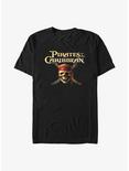 Disney Pirates of the Caribbean Skull Cross Logo T-Shirt, BLACK, hi-res