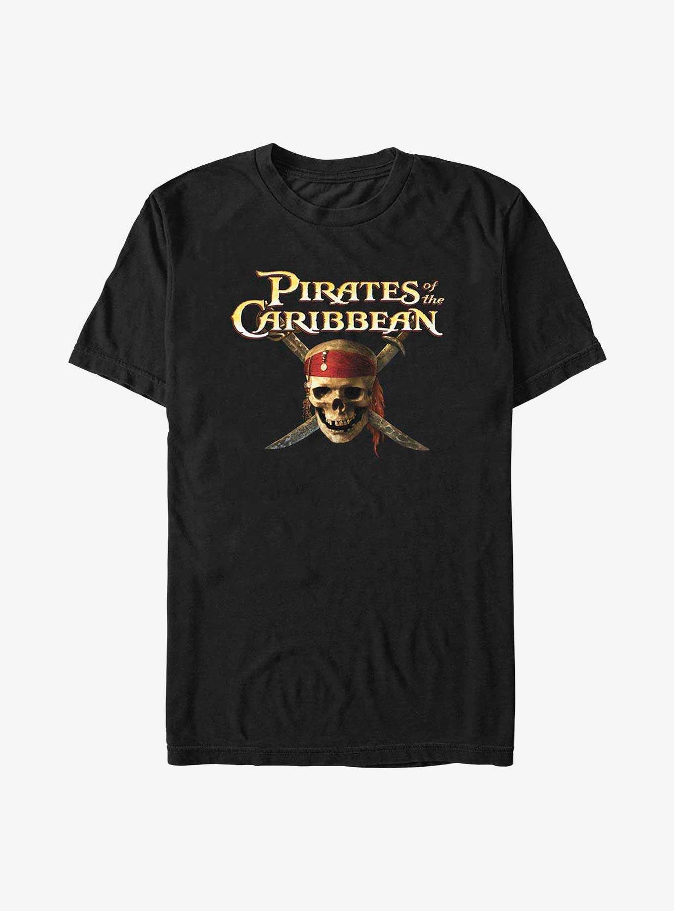 Disney Pirates of the Caribbean Skull Cross Logo T-Shirt, , hi-res