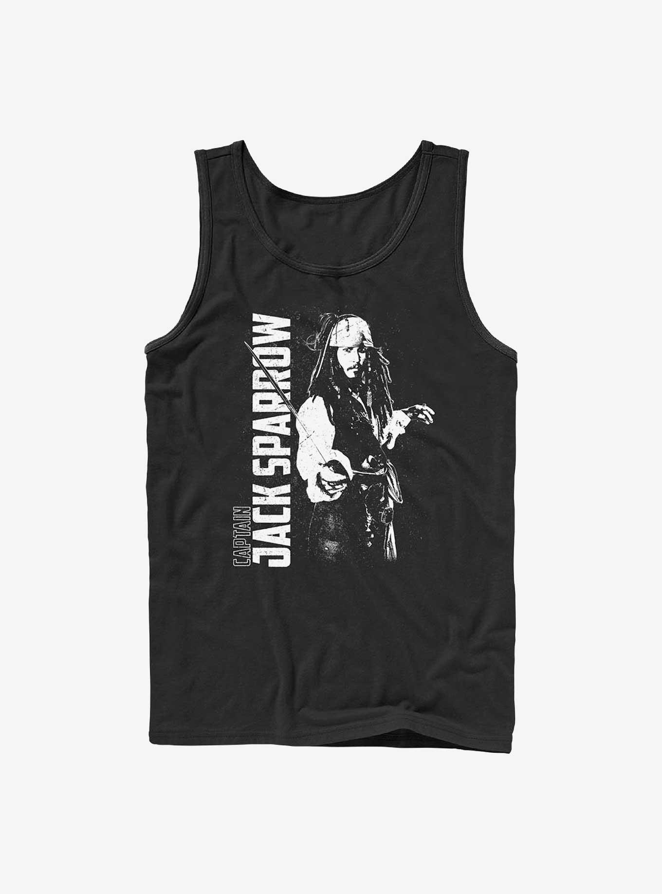 Disney Pirates of the Caribbean Captain Jack Tank, BLACK, hi-res