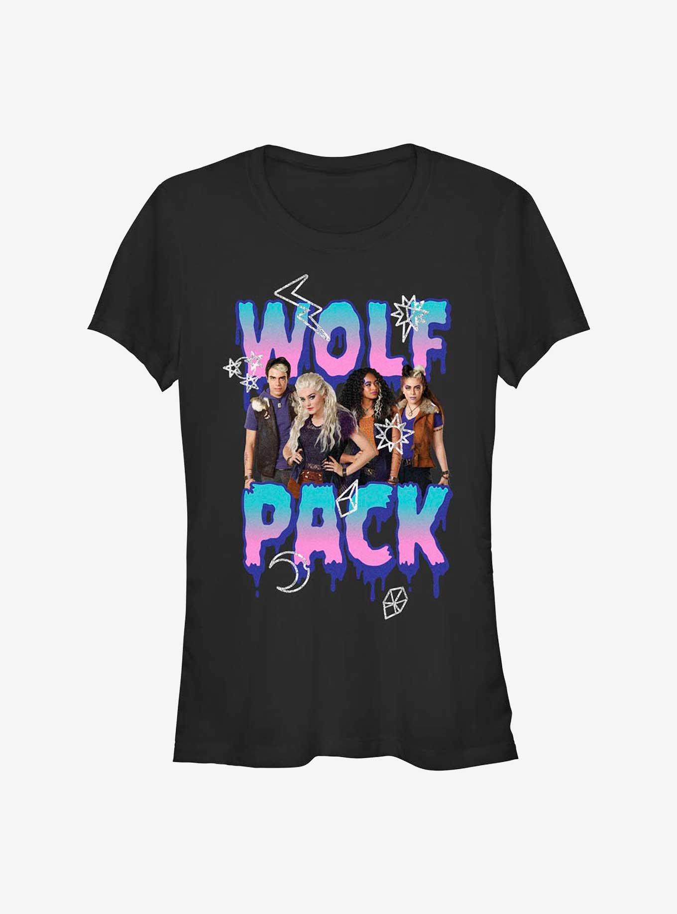 Disney Zombies Wolf Pack Girls T-Shirt, BLACK, hi-res