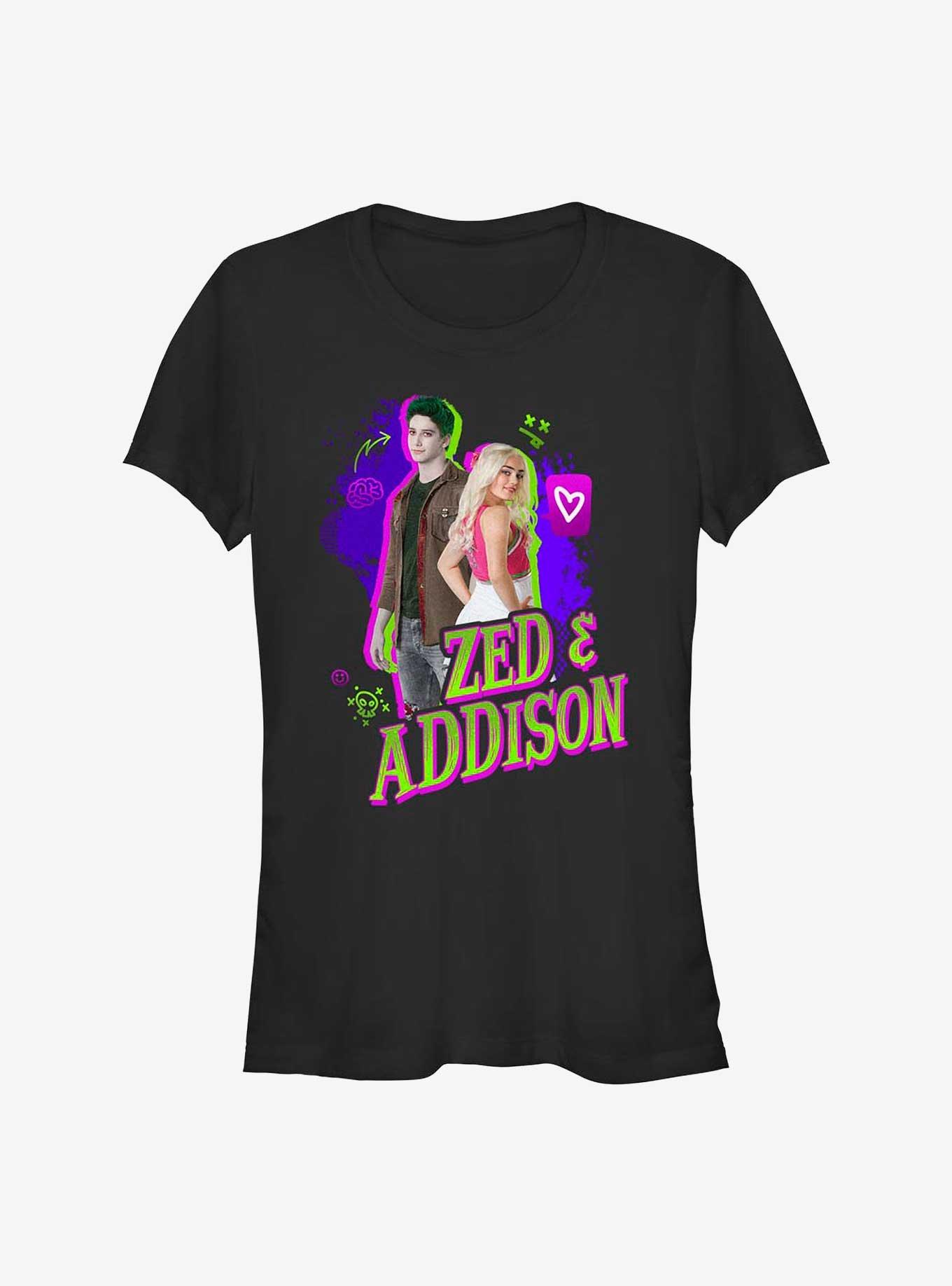 Disney Zombies Zed and Addison Girls T-Shirt, , hi-res