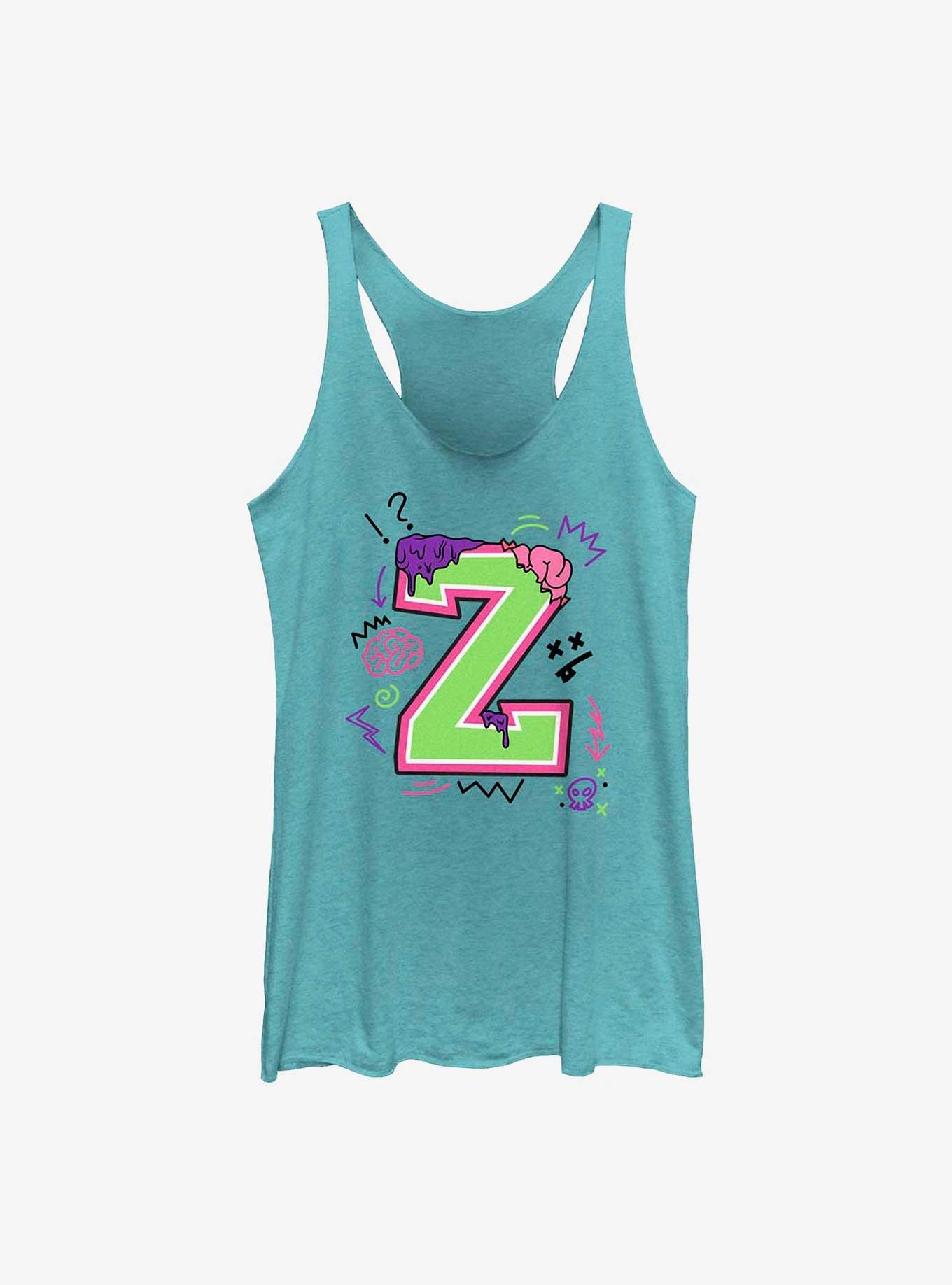 Disney Zombies Seabrook Football Letter Girls Tank, TAHI BLUE, hi-res