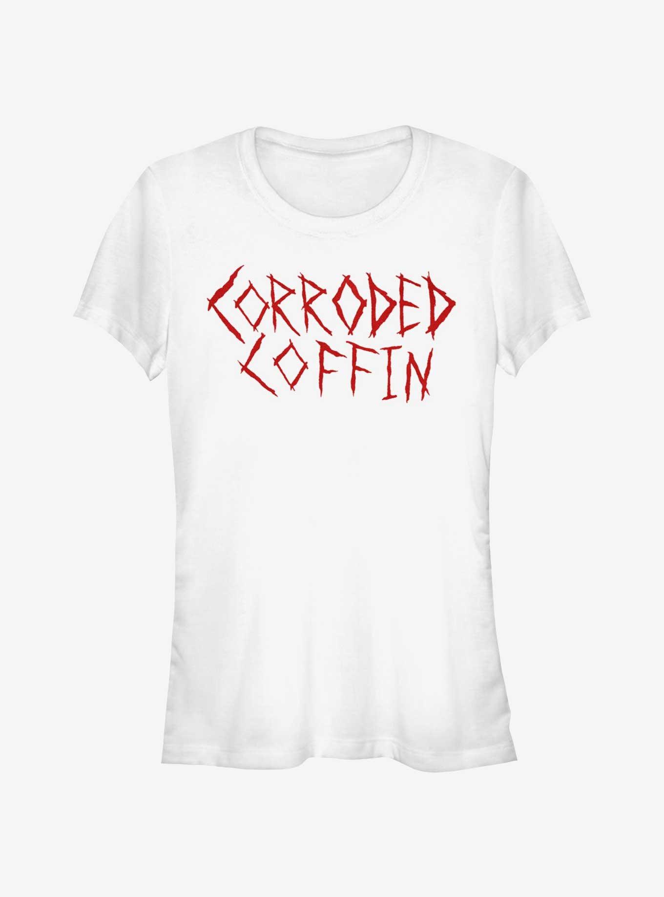 Stranger Things Corroded Coffin Girls T-Shirt, WHITE, hi-res