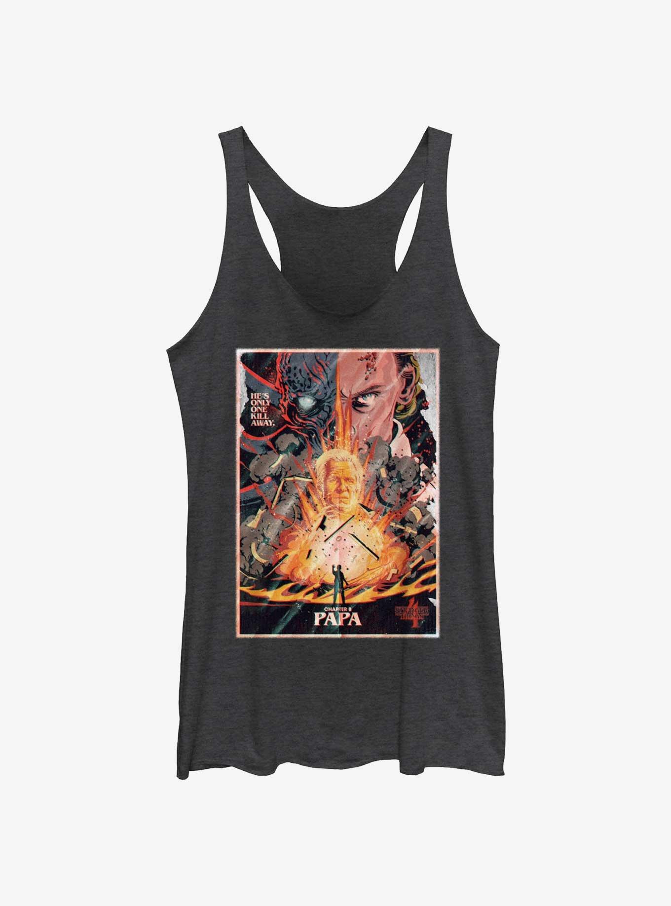 Stranger Things x Butcher Billy Papa Girls Tank, BLK HTR, hi-res