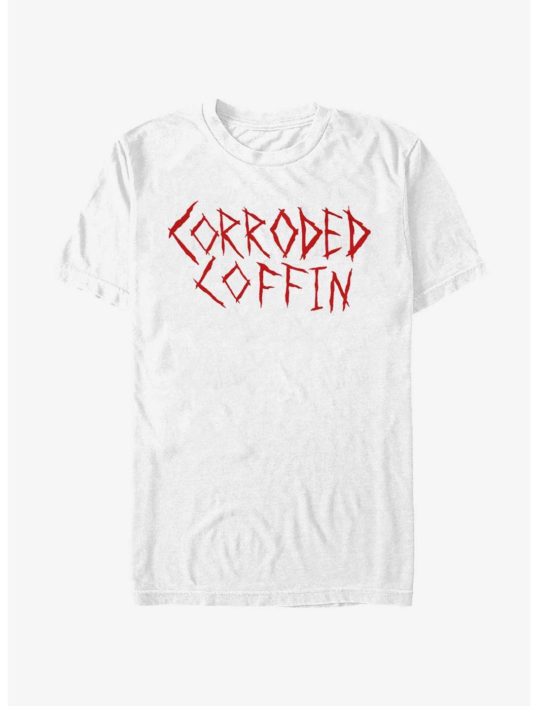 Stranger Things Corroded Coffin T-Shirt, WHITE, hi-res