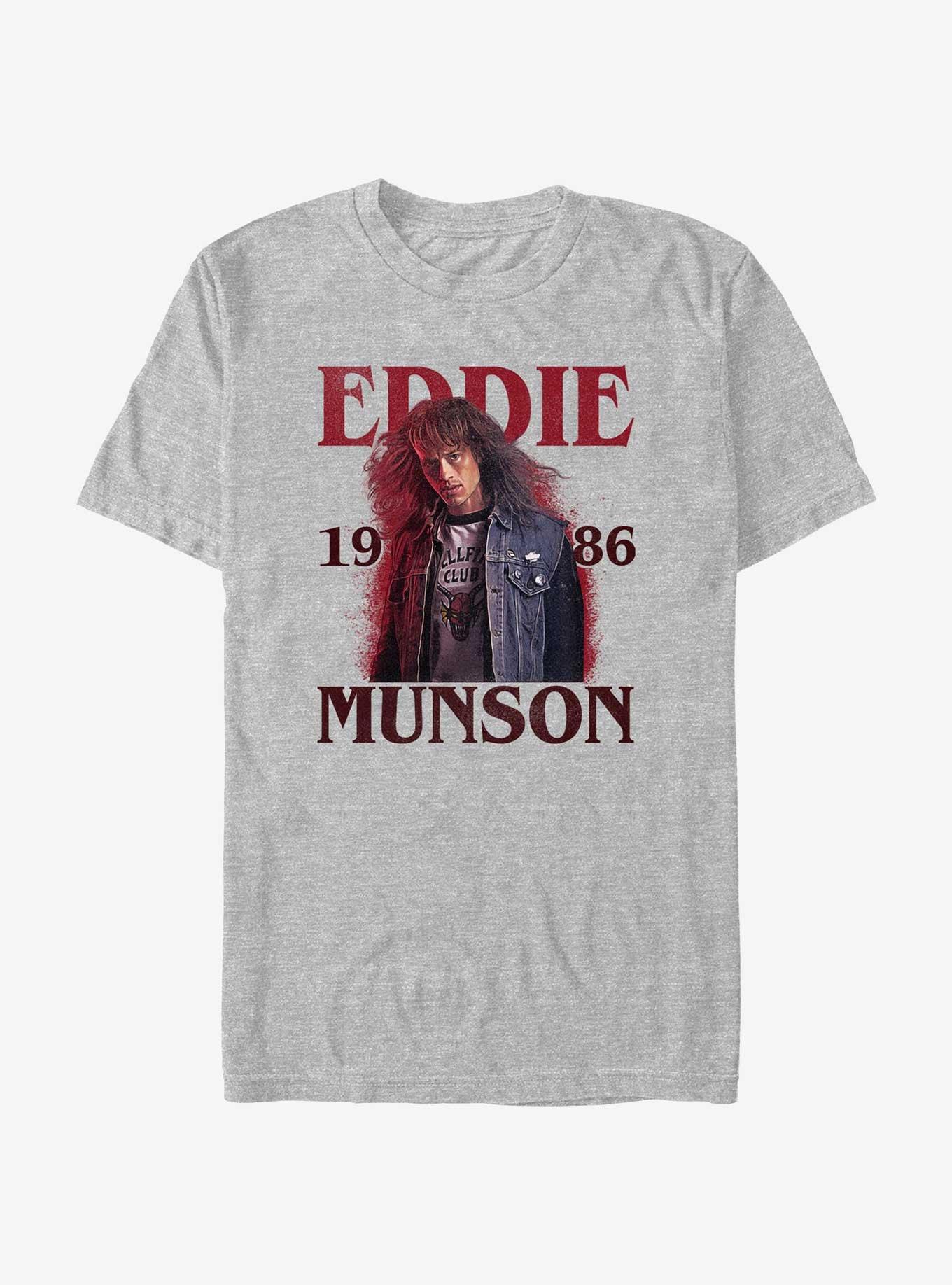 Stranger Things Eddie Munson T-Shirt, ATH HTR, hi-res