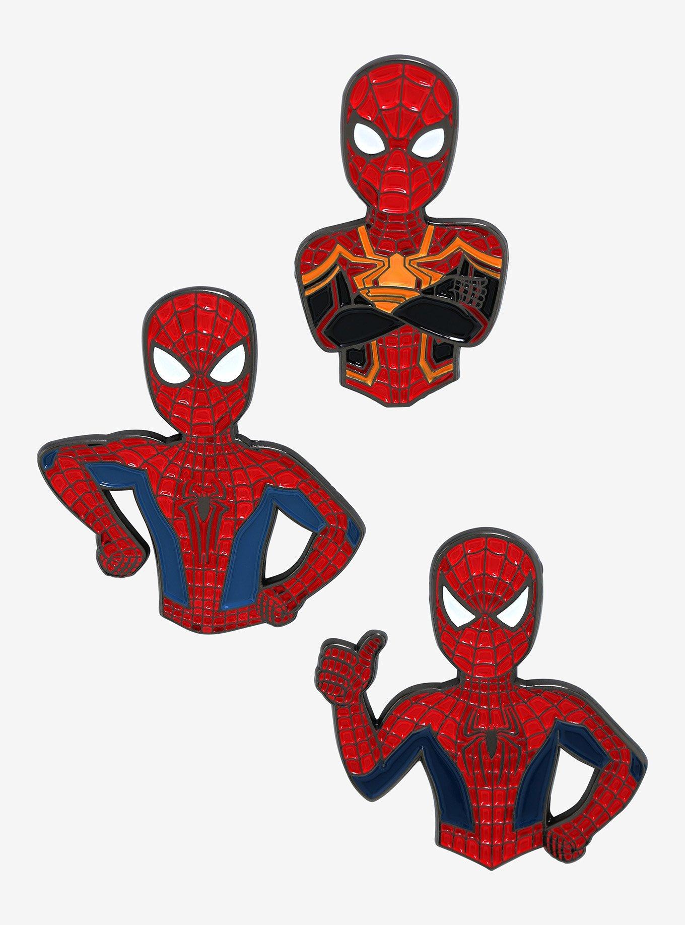 Marvel Spider-Man No Way Home Multiverse Portraits Enamel Pin Set ...