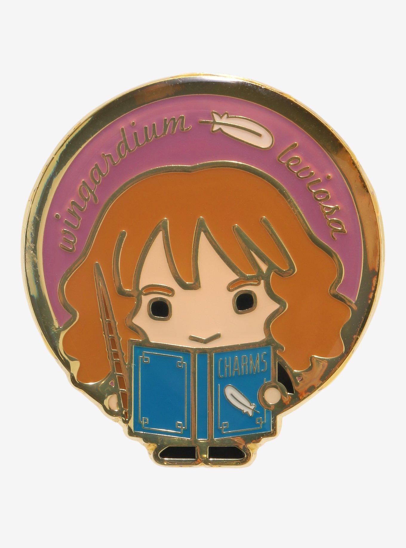 Loungefly Harry Potter Chibi Hermione Circle Frame Enamel Pin - BoxLunch Exclusive , , hi-res