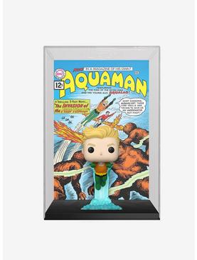Funko DC Comics Pop! Comic Covers Aquaman Vinyl Collectible, , hi-res