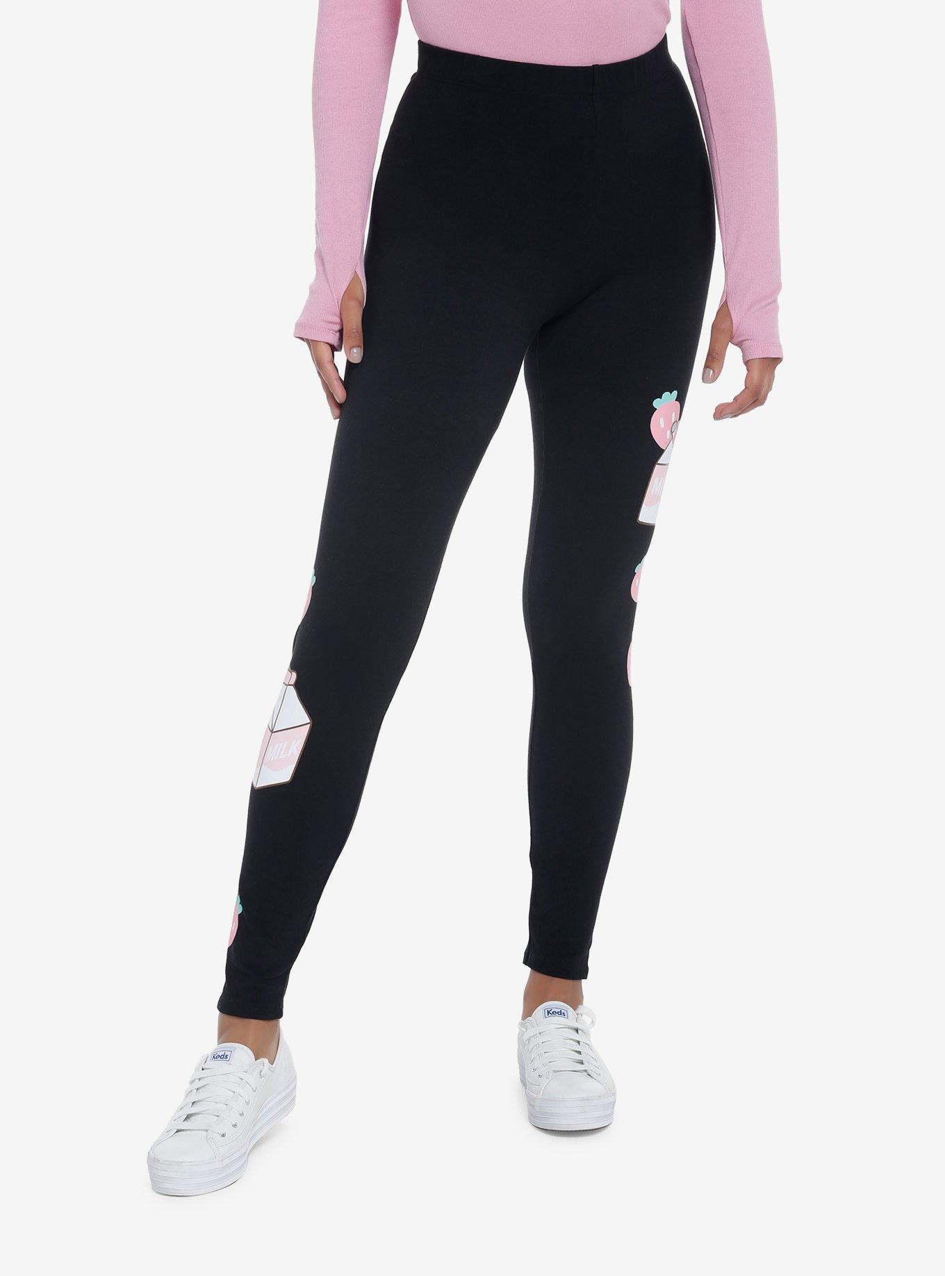 Pusheen Strawberry Milk Leggings, MULTI, hi-res