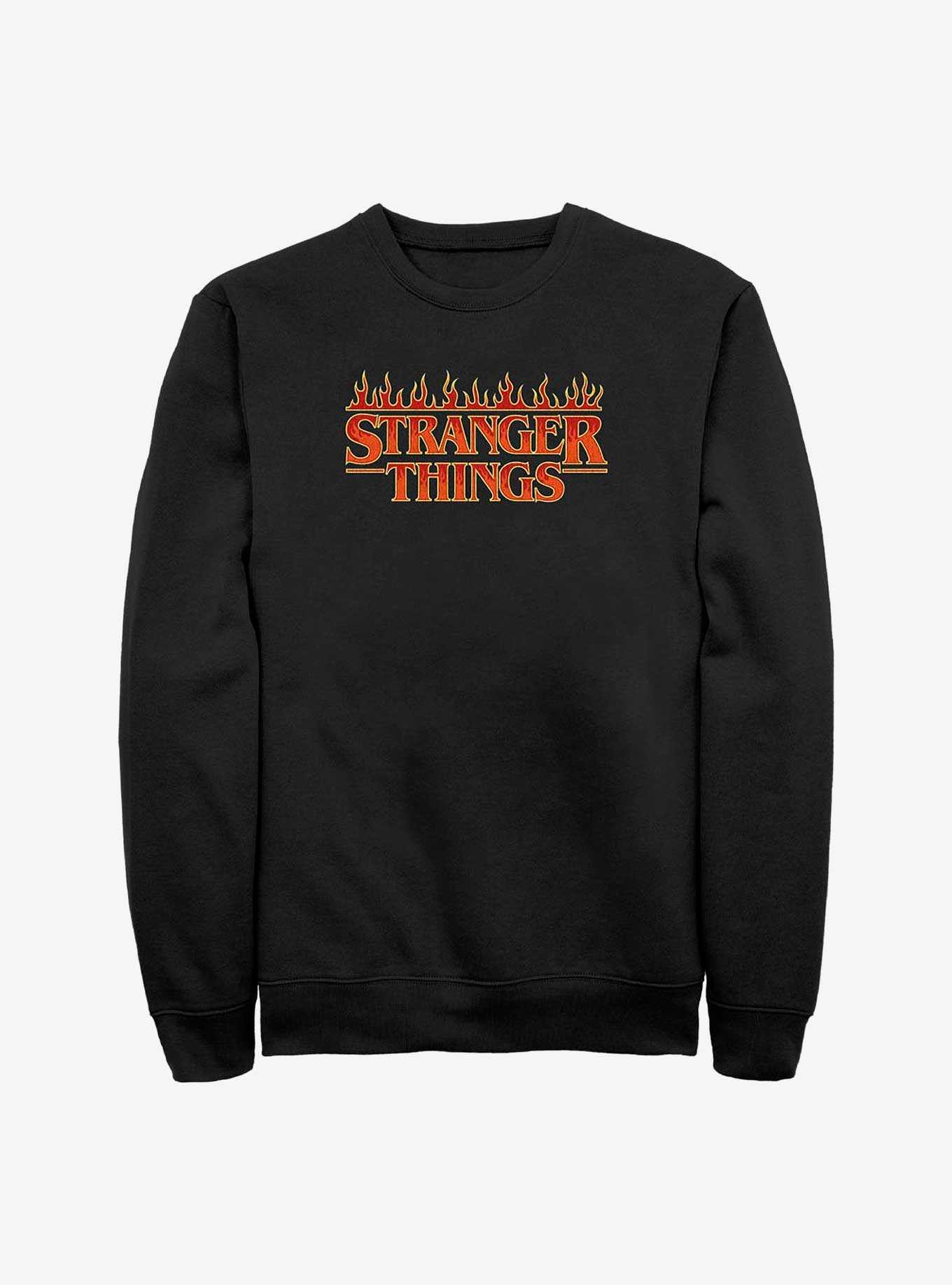 Stranger Things Fire Logo Sweatshirt, , hi-res