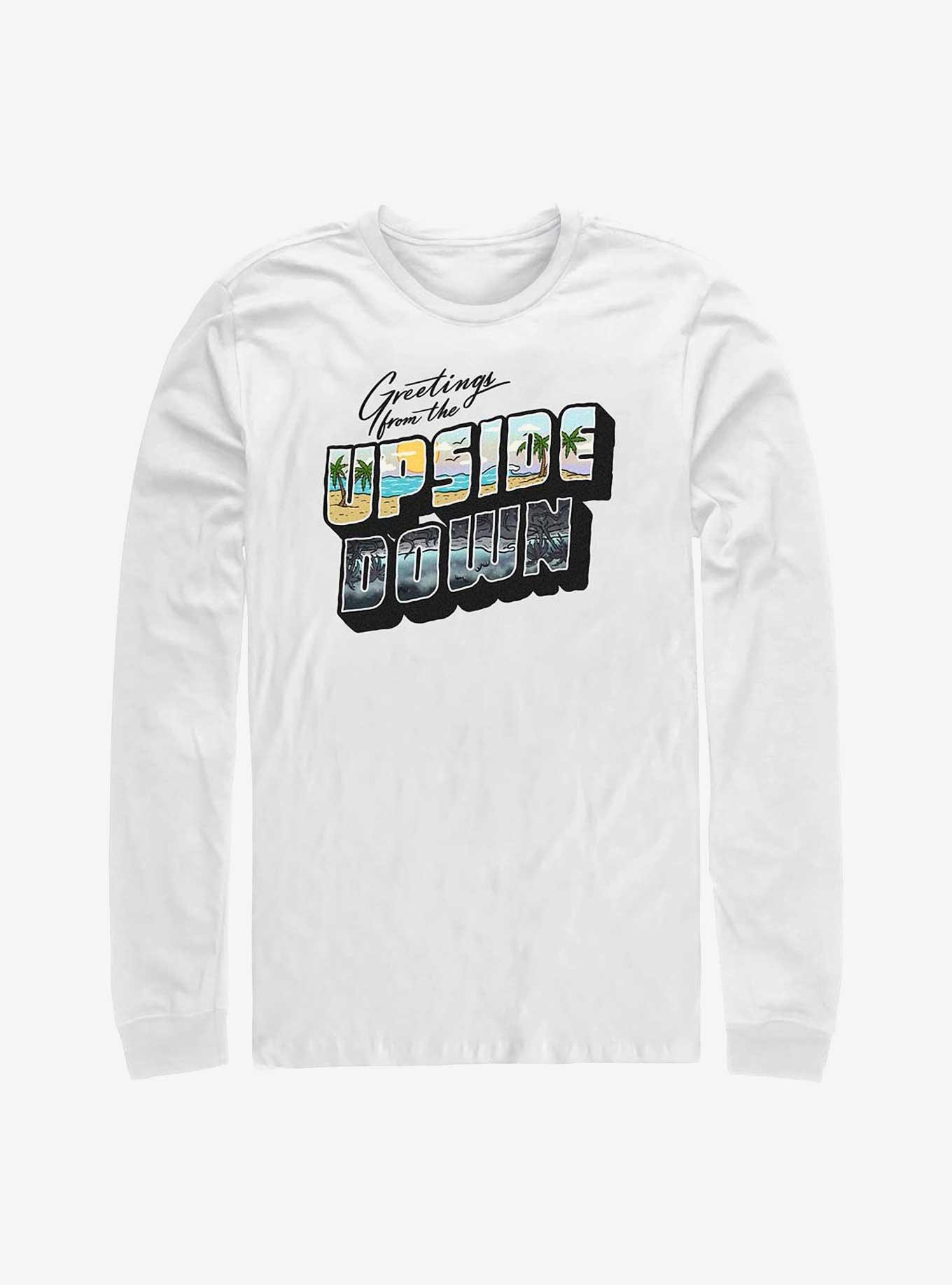 Stranger Things Upside Down Postcard Long-Sleeve T-Shirt, , hi-res