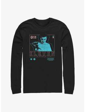 Stranger Things Eleven Infographic Long-Sleeve T-Shirt, , hi-res
