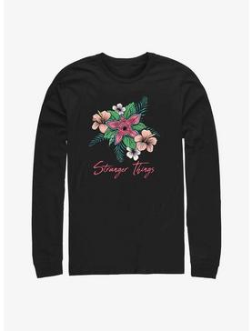 Stranger Things Floral Logo Long-Sleeve T-Shirt, , hi-res