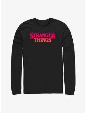 Stranger Things Grunge Logo Long-Sleeve T-Shirt, , hi-res