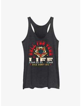 Stranger Things Roll For Your Life Womens Tank Top, , hi-res