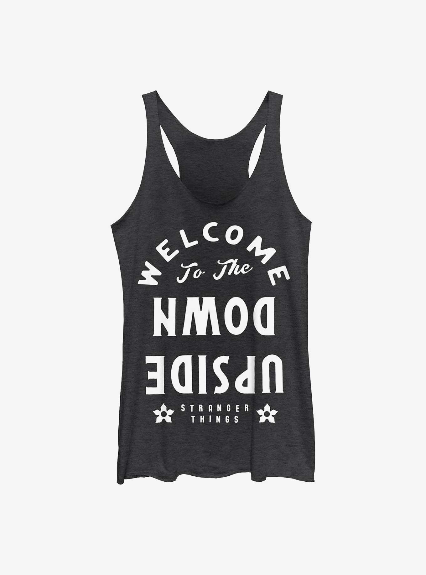 Stranger Things Welcome To The Upside Down Womens Tank Top