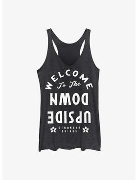 Stranger Things Welcome To The Upside Down Womens Tank Top, , hi-res