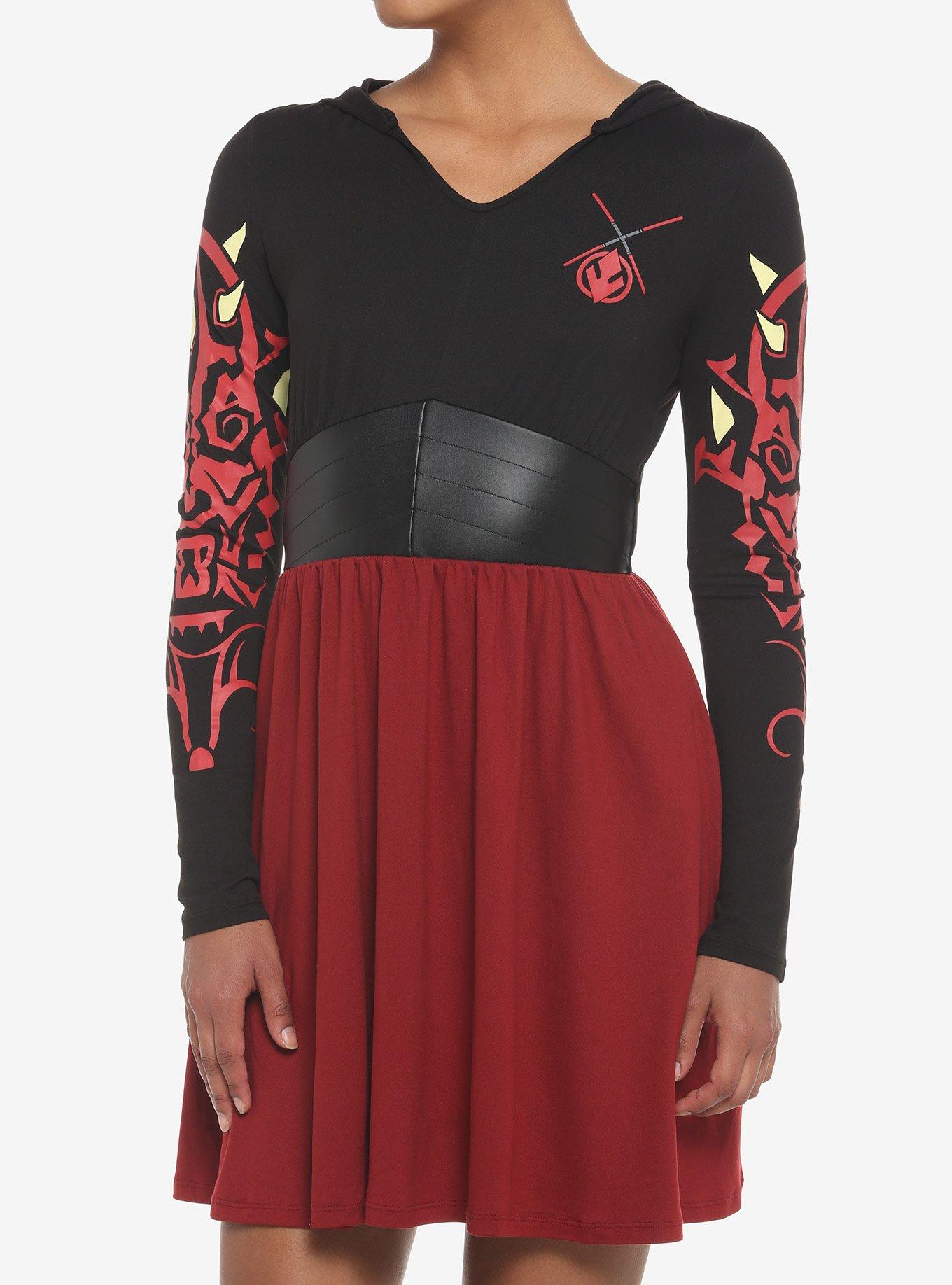Star Wars Darth Maul Hooded Dress, MULTI, hi-res