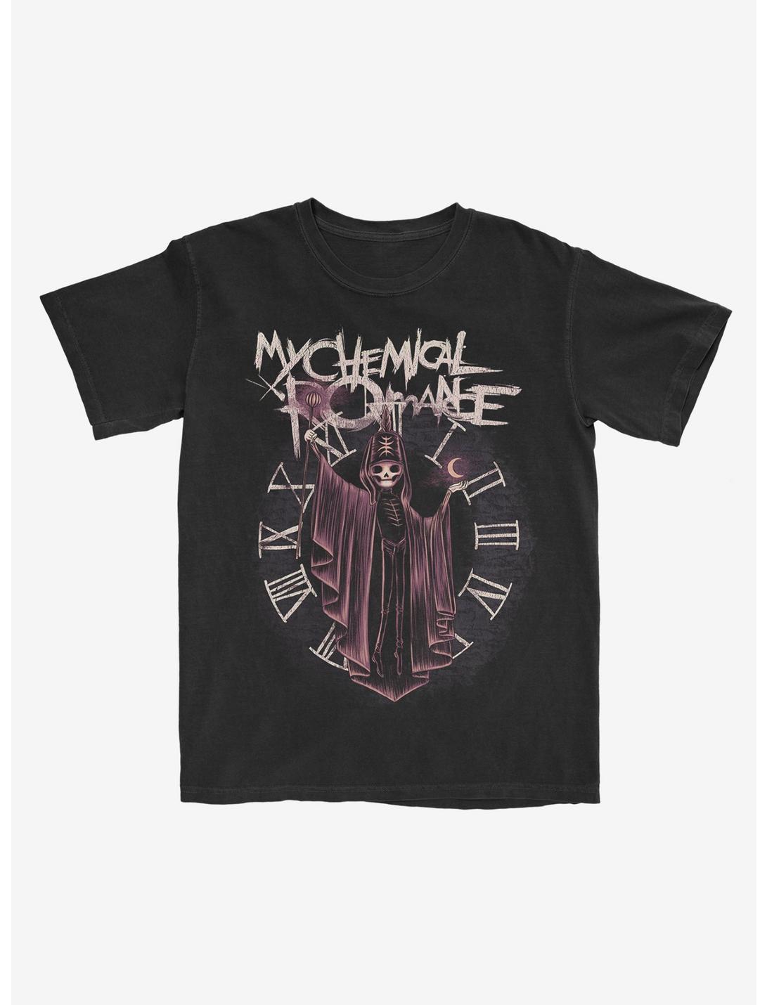 My Chemical Romance Pepe Clock Boyfriend Fit Girls T-Shirt, BLACK, hi-res
