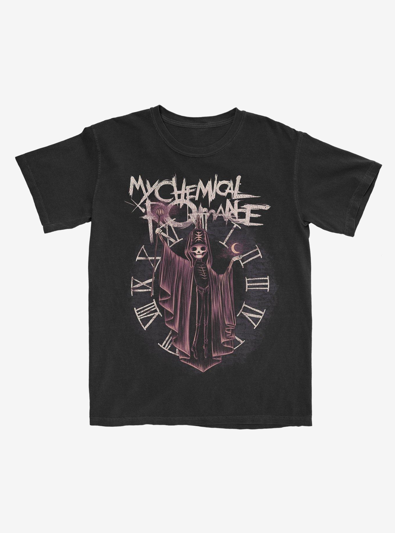 My Chemical Romance Pepe Clock Boyfriend Fit Girls T-Shirt, BLACK, hi-res