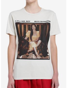 Plus Size Lana Del Rey Blue Banisters Portrait Boyfriend Fit Girls T-Shirt, , hi-res