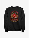Stranger Things Fire And Dice Sweatshirt, BLACK, hi-res