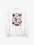 Stranger Things Flash Sheet Sweatshirt, WHITE, hi-res