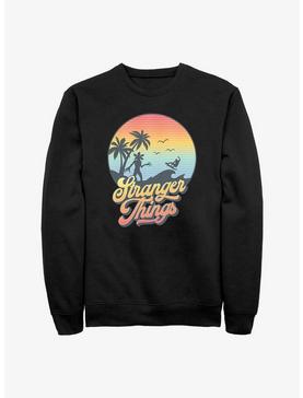 Stranger Things Retro Sun Logo Sweatshirt, , hi-res