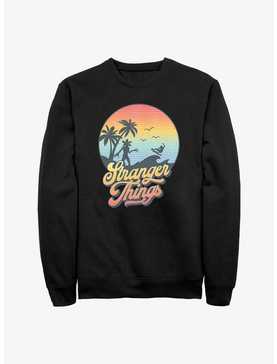 Stranger Things Retro Sun Logo Sweatshirt, , hi-res