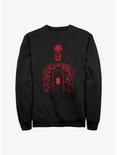 Stranger Things Vecna Creel Door Sweatshirt, BLACK, hi-res