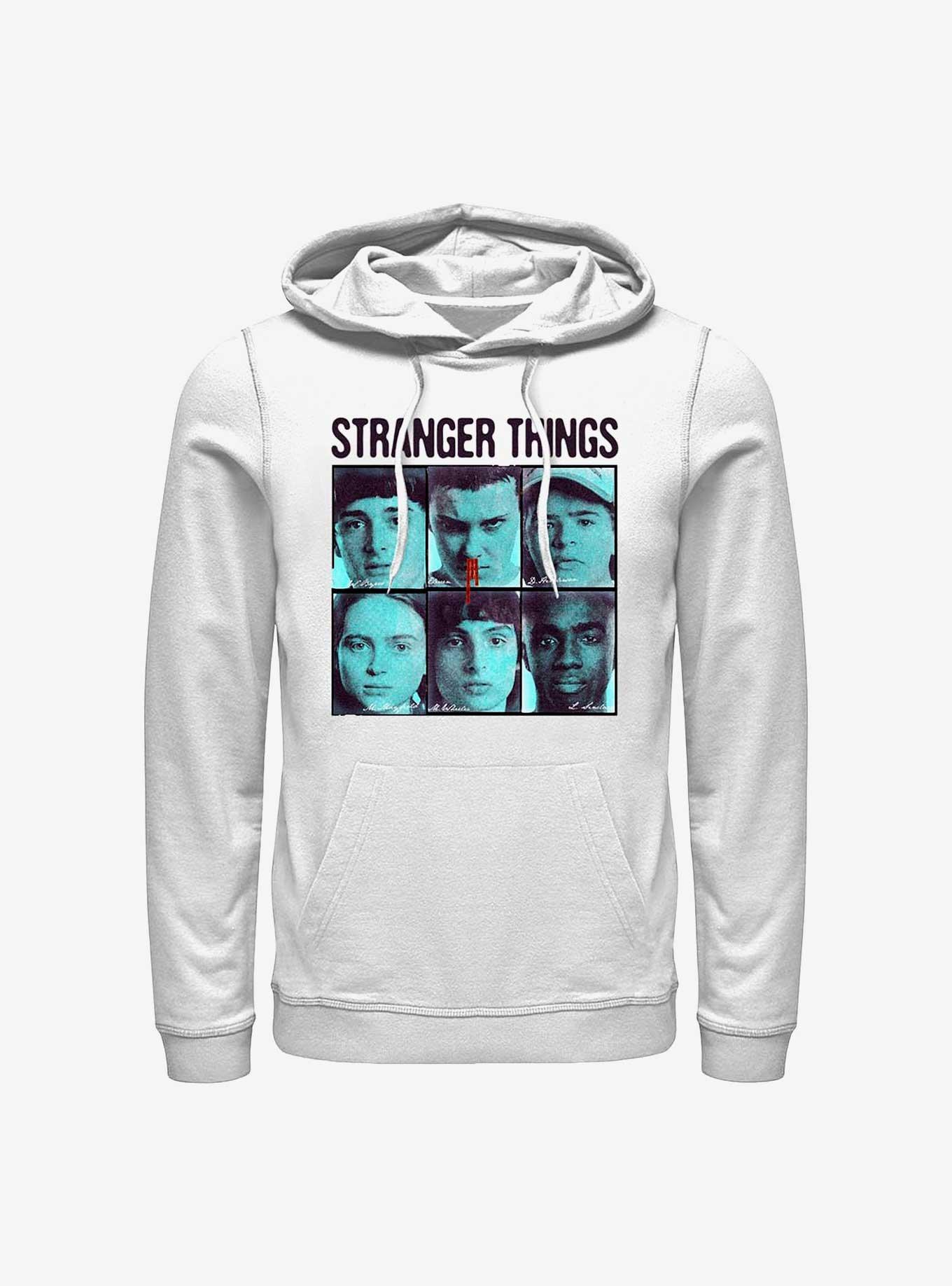 Stranger Things Grid Gang Hoodie, WHITE, hi-res